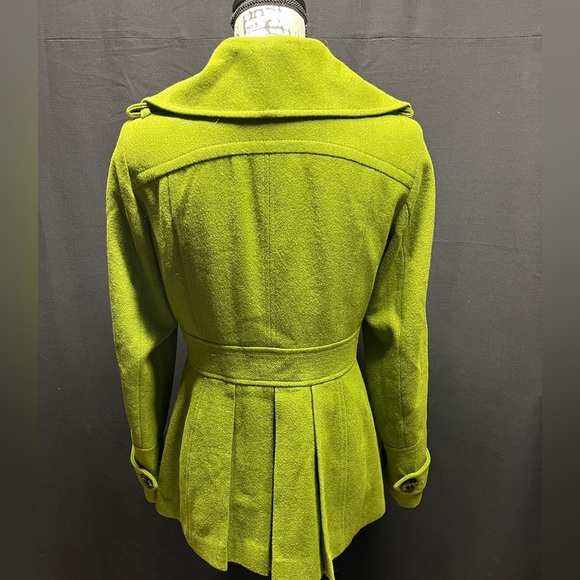 Apt 9 Wool Pea Coat, kind of Moss Green Size Small. Excellent Condition - Picture 3 of 10
